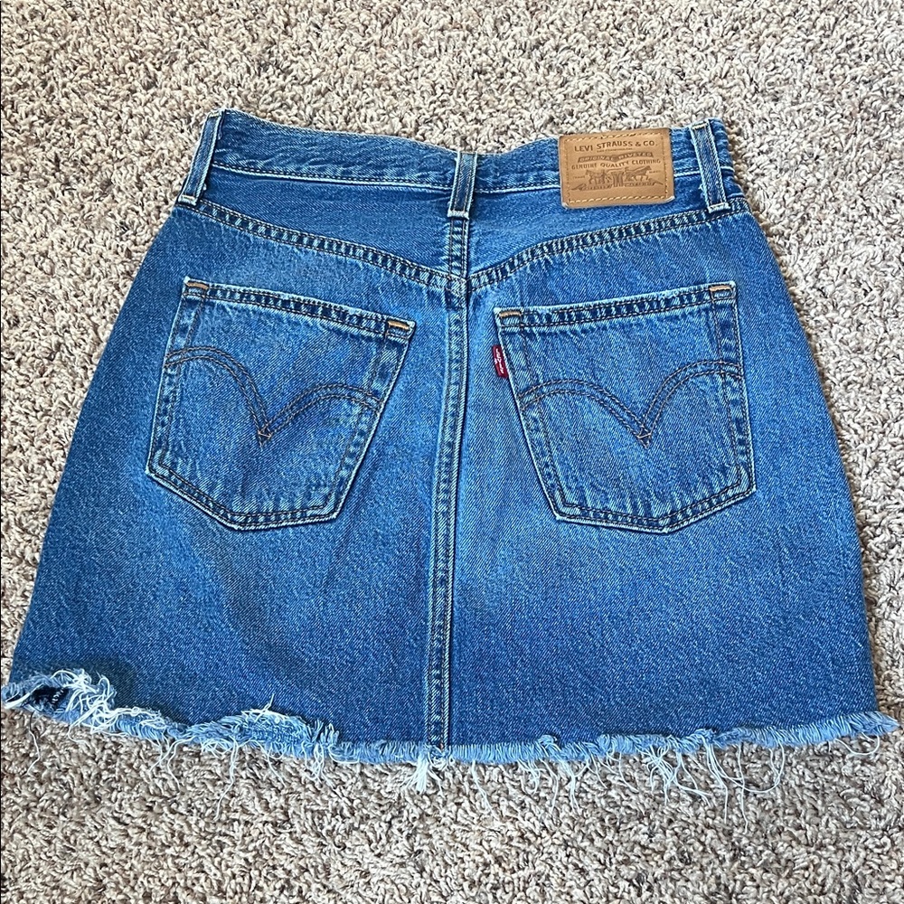 Levi's Classic Denim Mini Skirt